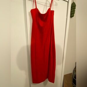Zara red dress new with tags